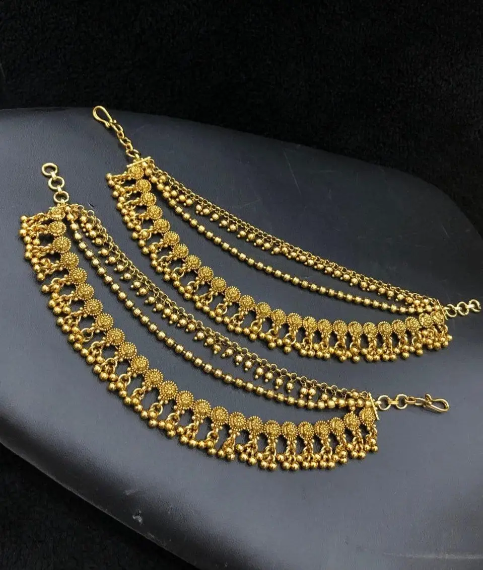 Antique Temple Bell Earchain